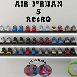 a collection of shoes